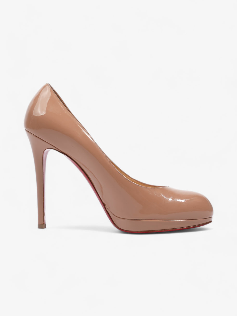 Christian Louboutin New Simple Pump Heels 120 Nude Patent Leather EU 41 UK 8 Image 4