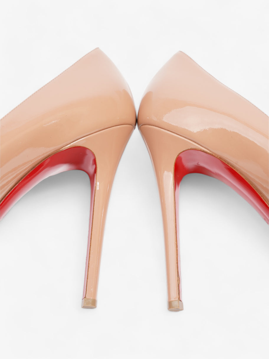 Christian Louboutin New Simple Pump Heels 120 Nude Patent Leather EU 41 UK 8 Image 9