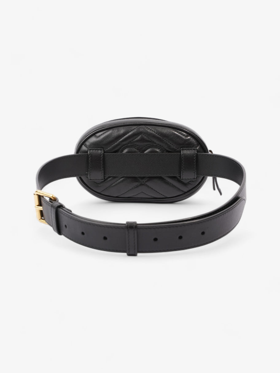 Gucci GG Marmont Belt Bag Black Matelasse Leather 85cm / 34