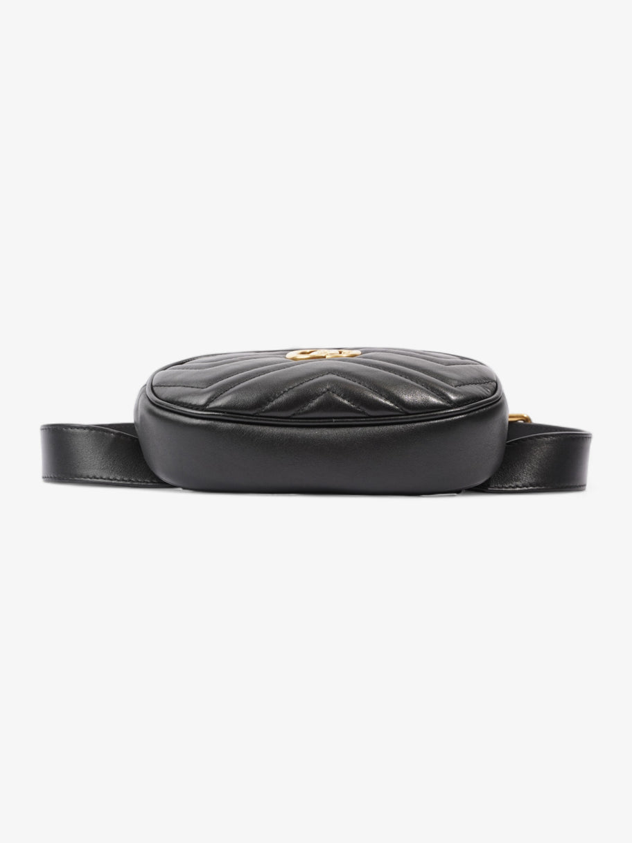 Gucci GG Marmont Belt Bag Black Matelasse Leather 85cm / 34