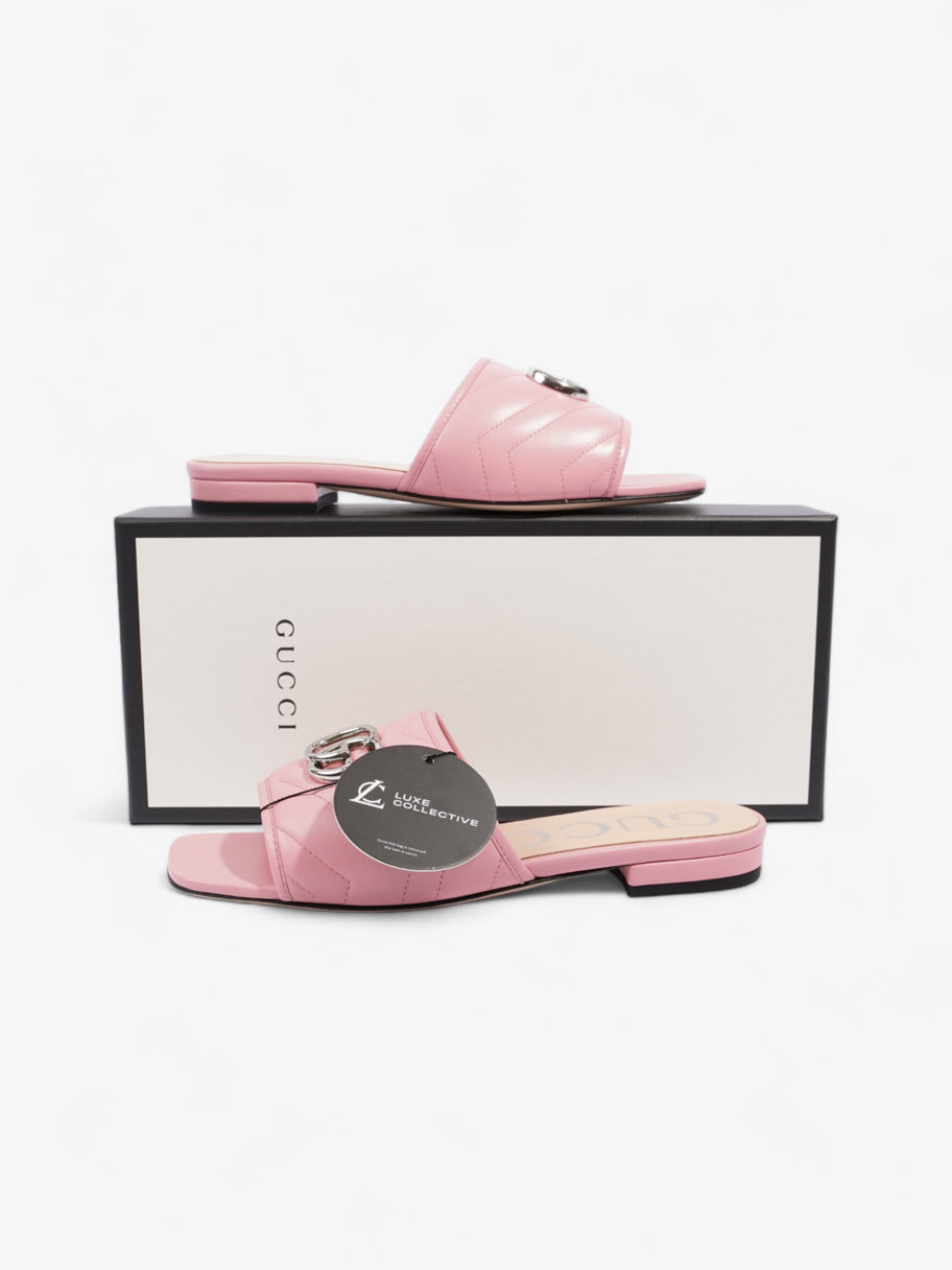 Gucci GG Marmont Slides Pink Matelasse Leather EU 36.5 UK 3.5 Image 10