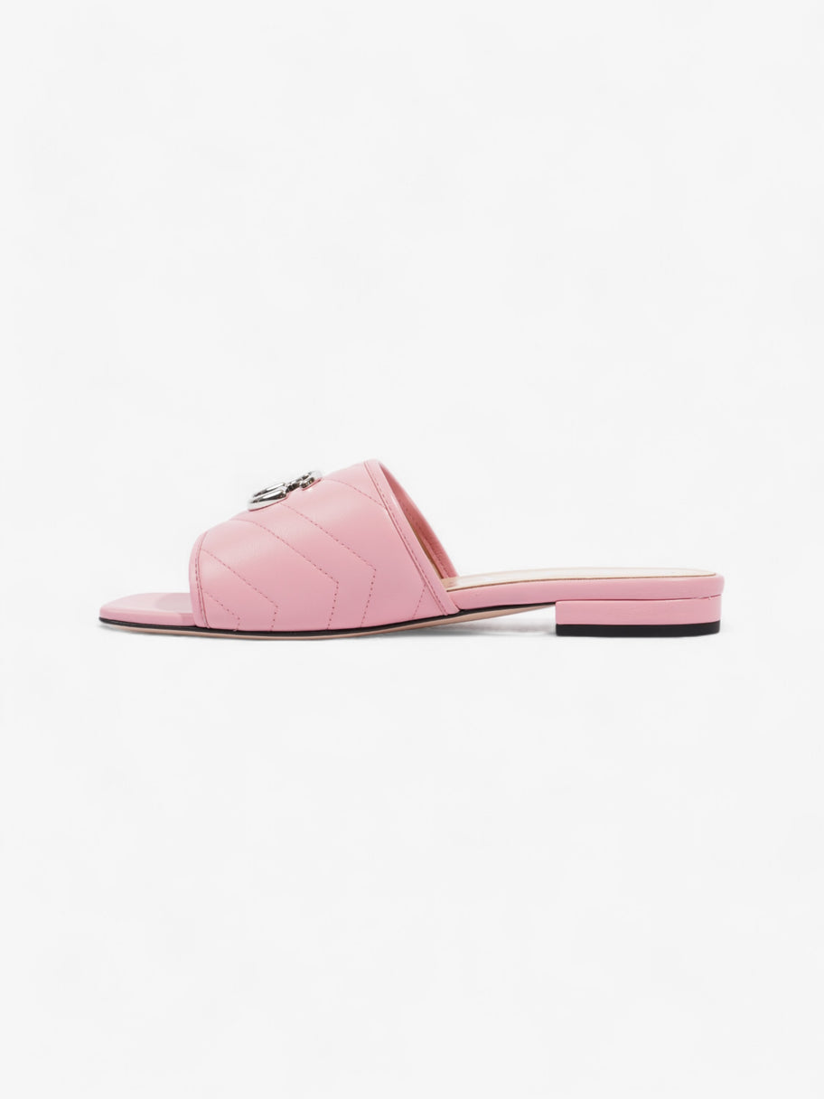 Gucci GG Marmont Slides Pink Matelasse Leather EU 36.5 UK 3.5 Image 3