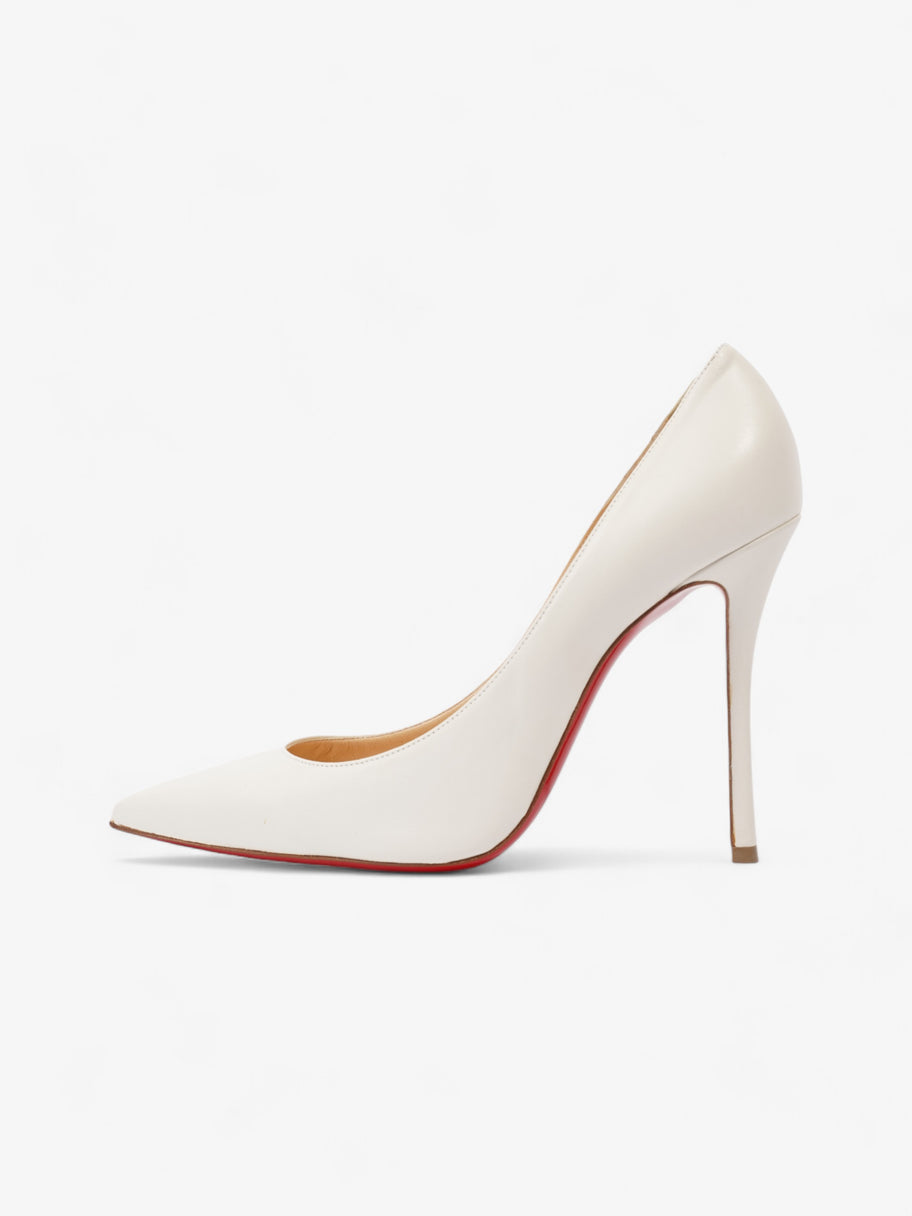 Christian Louboutin Corneille heels 100 White Leather EU 40 UK 7 Image 5