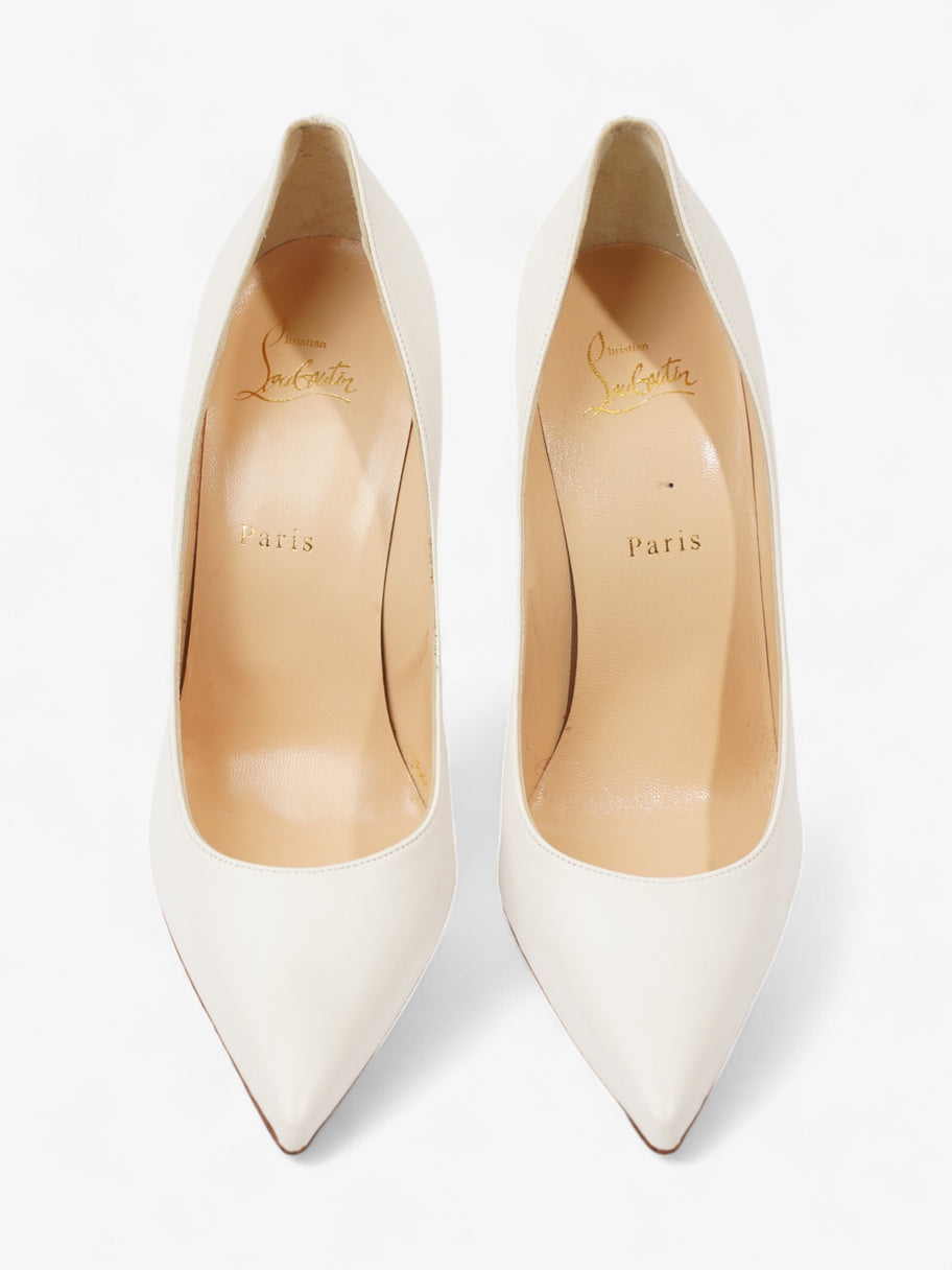 Christian Louboutin Corneille heels 100 White Leather EU 40 UK 7 Image 8