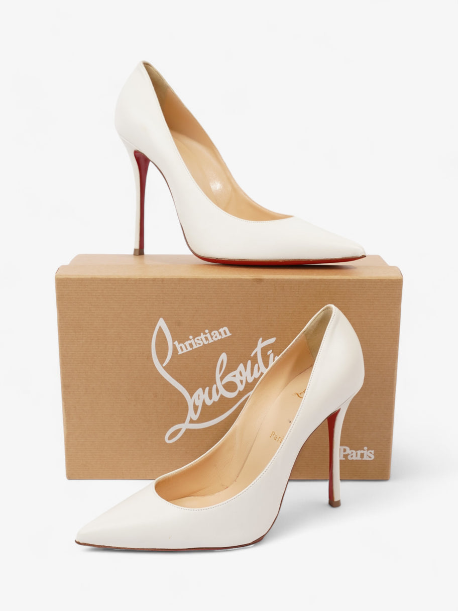 Christian Louboutin Corneille heels 100 White Leather EU 40 UK 7 Image 9