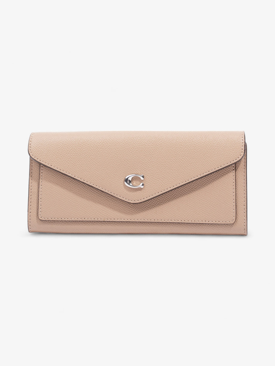 Coach Wyn Long Wallet Beige Leather Image 1