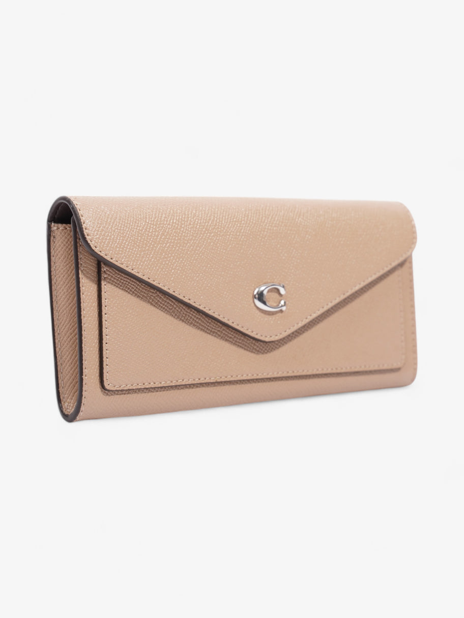 Coach Wyn Long Wallet Beige Leather Image 4