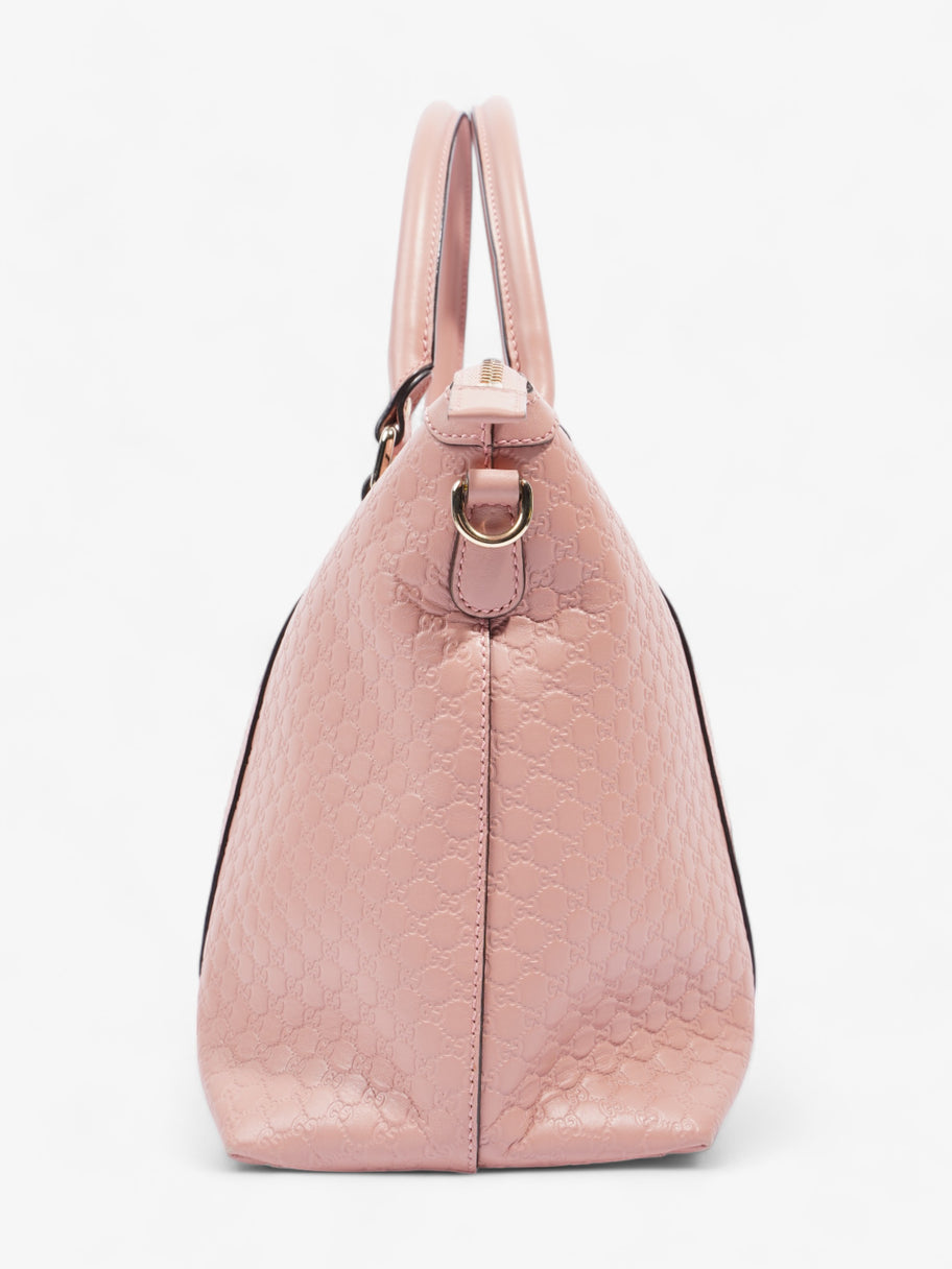 Gucci Microguccissima Tote Pink Leather Image 4