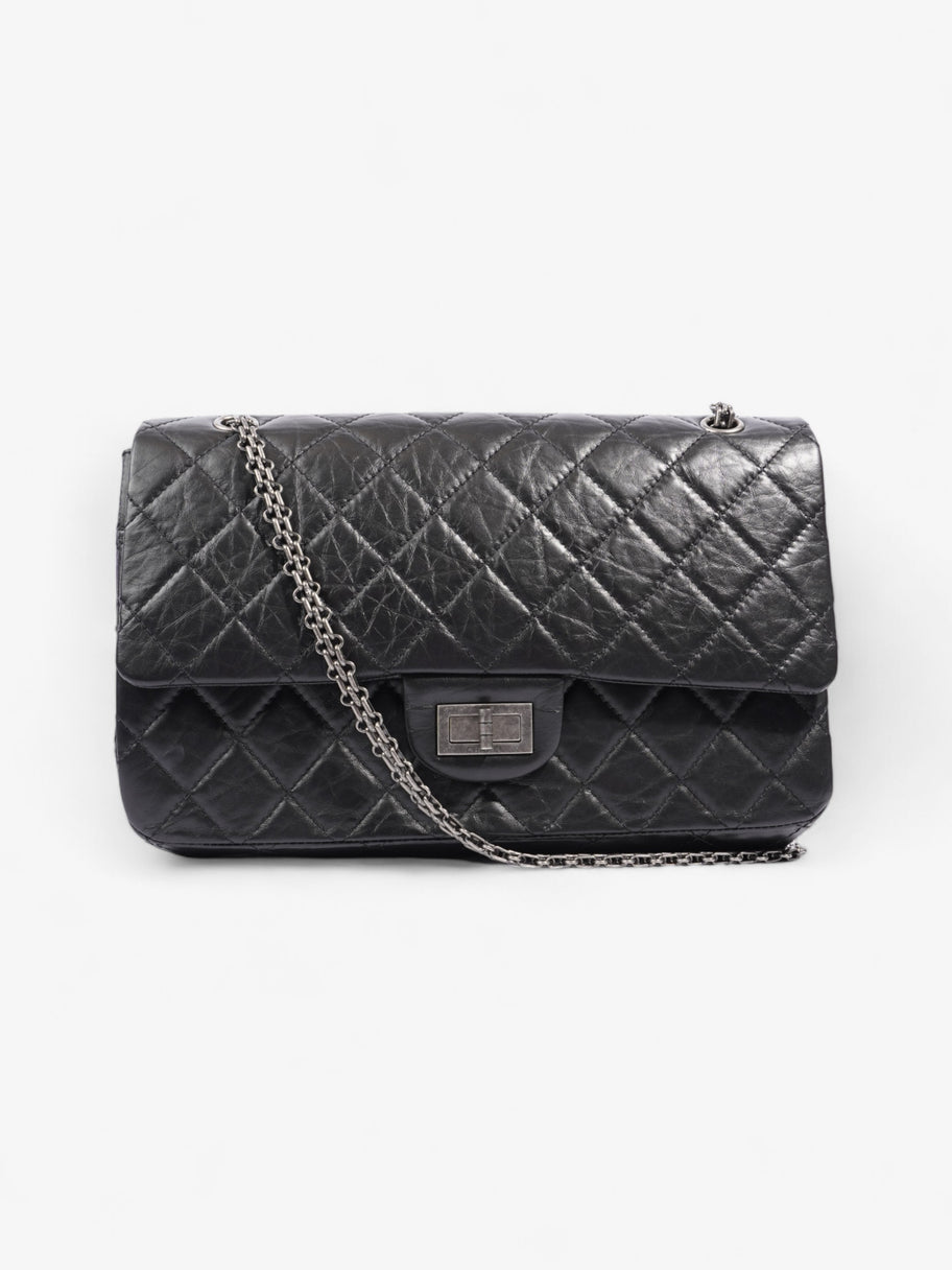 Chanel 2.55 Reissue Black Aged Calfskin Leather Maxi Image 1