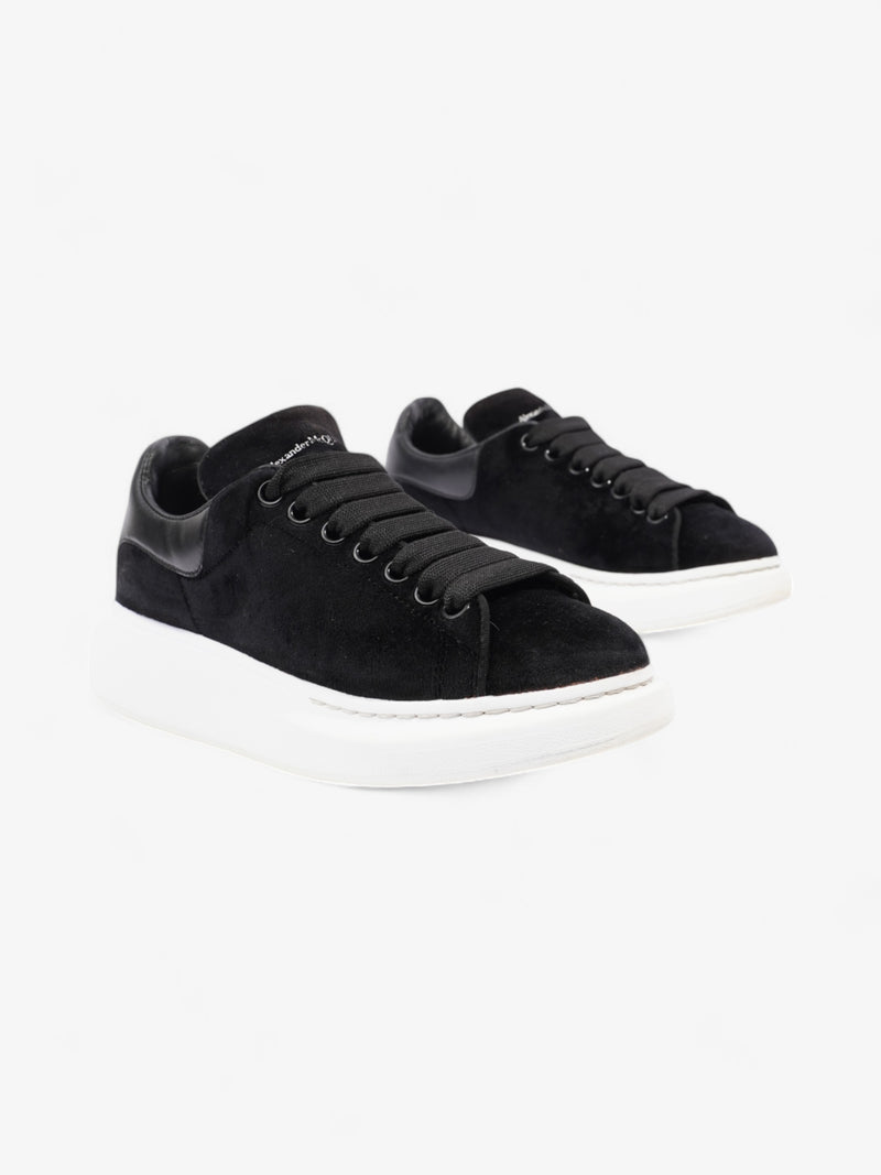  Alexander McQueen Oversized Sneakers Black / White Velvet EU 37 UK 4