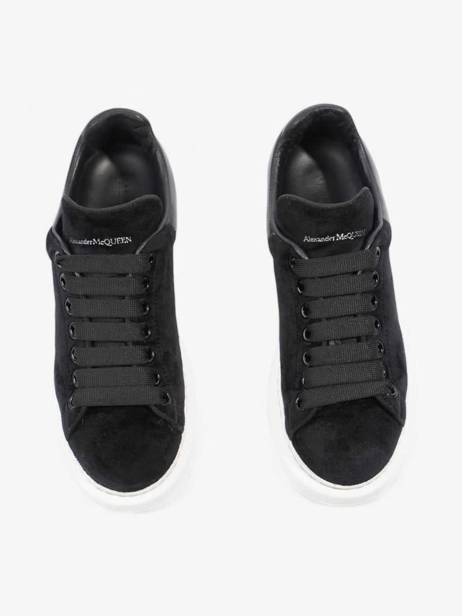 Alexander McQueen Oversized Sneakers Black / White Velvet EU 37 UK 4 Image 8