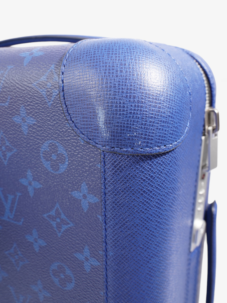 Louis Vuitton Horizon 55 Suitcase Blue Monogram Coated Canvas 55 Image 11