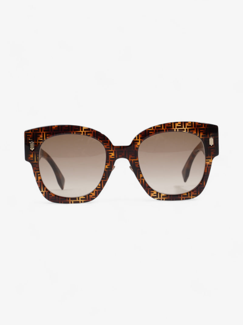  Fendi Roma Square Sunglasses Tortoise  Acetate 150mm