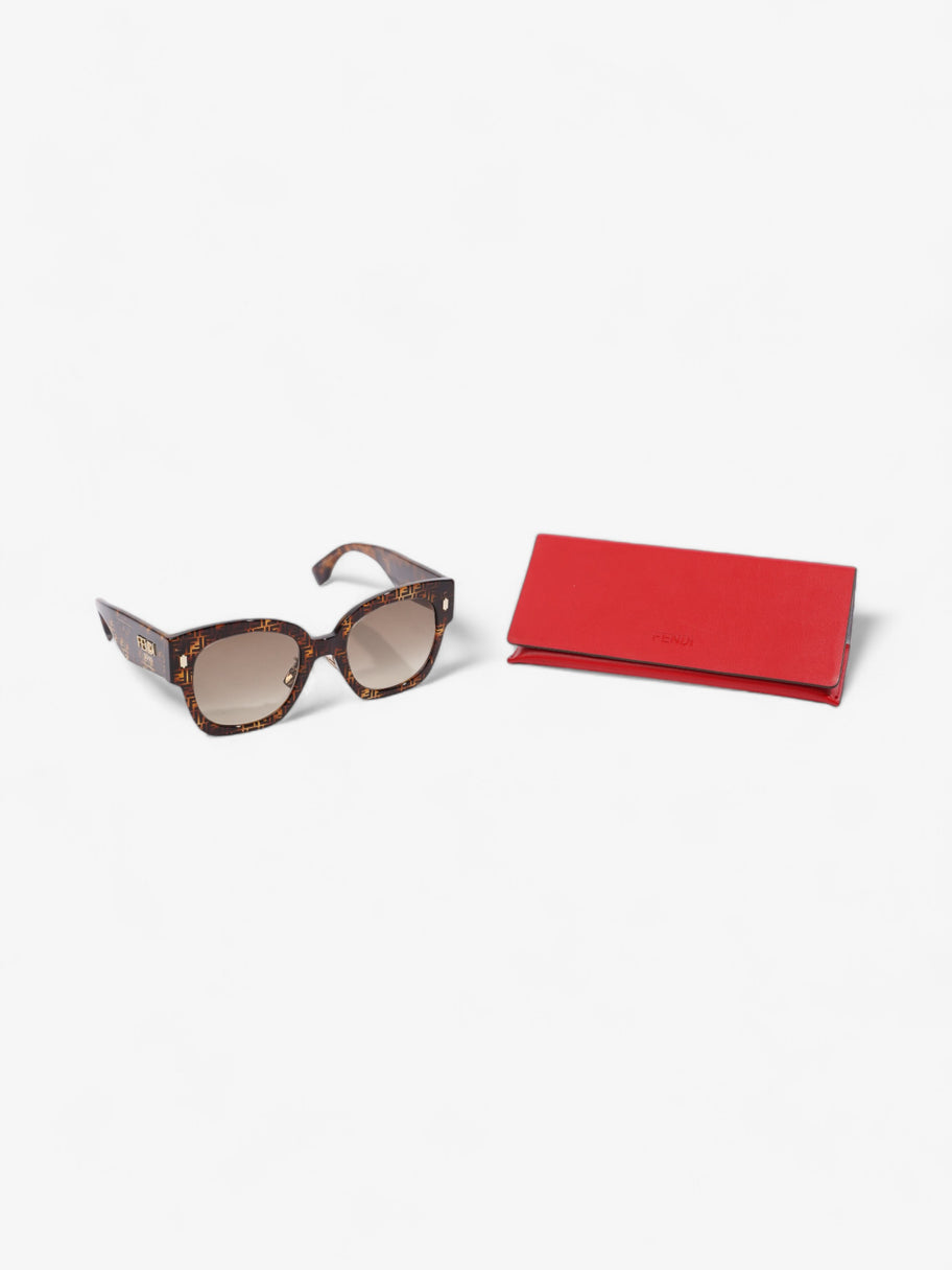 Fendi Roma Square Sunglasses Tortoise  Acetate 150mm Image 8