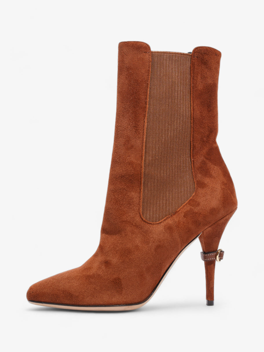 Burberry Kenley D-ring Boots 100 Brown Suede EU 40 UK 7 Image 3