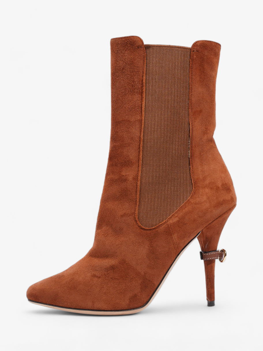 Burberry Kenley D-ring Boots 100 Brown Suede EU 40 UK 7 Image 5