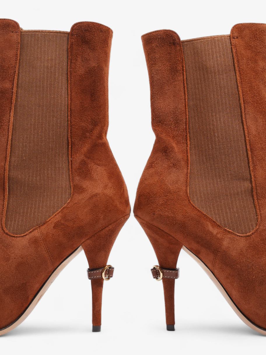 Burberry Kenley D-ring Boots 100 Brown Suede EU 40 UK 7 Image 9