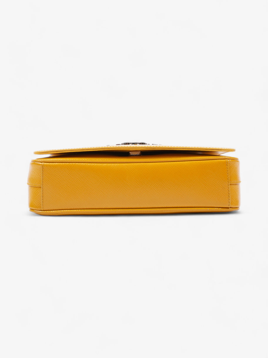 Prada Vernice Mustard Saffiano Leather Image 6