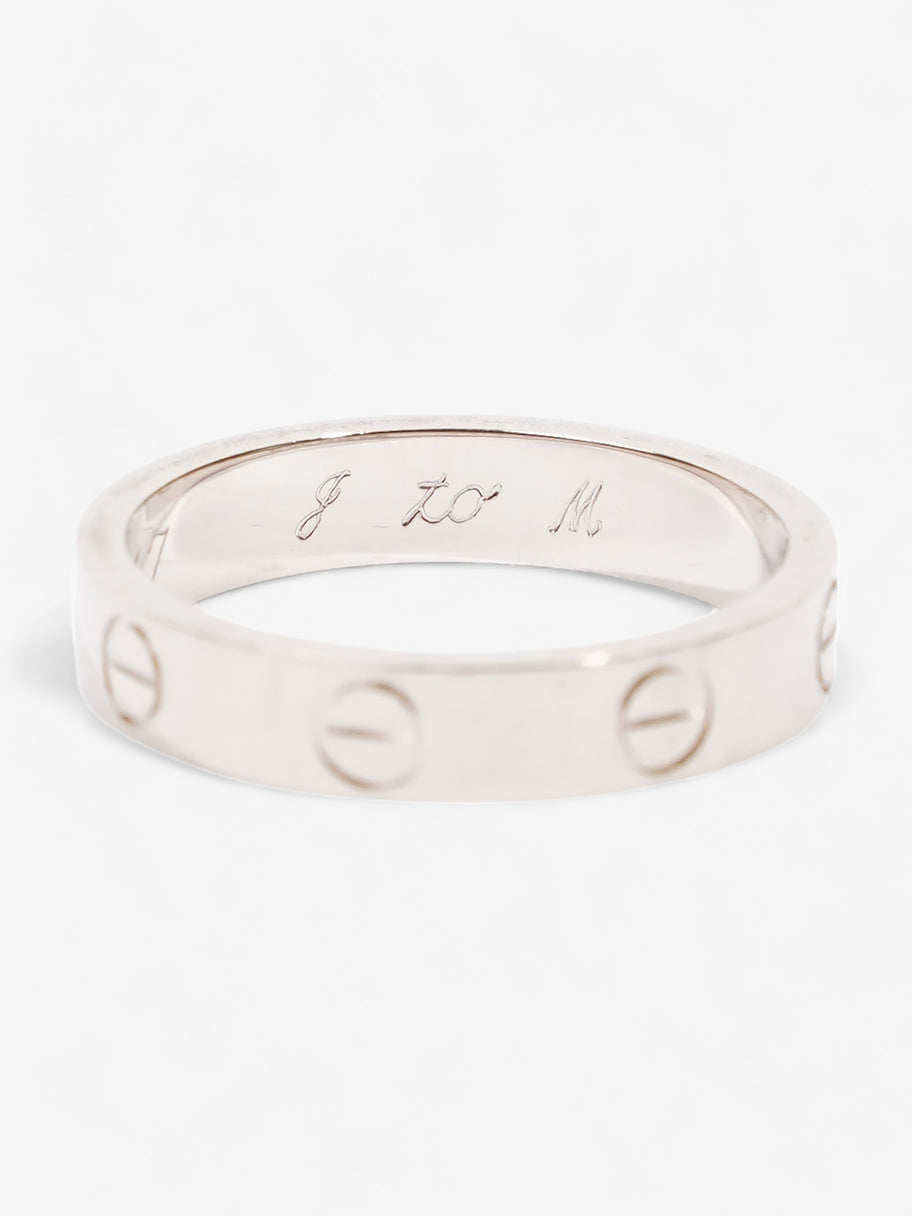 Wedding LOVE Band White Gold White Gold 51 Image 5