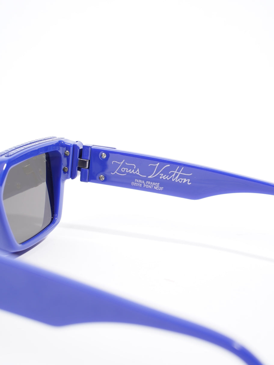 1.1 Millionaires Sunglasses Blue Acetate 145mm Image 5