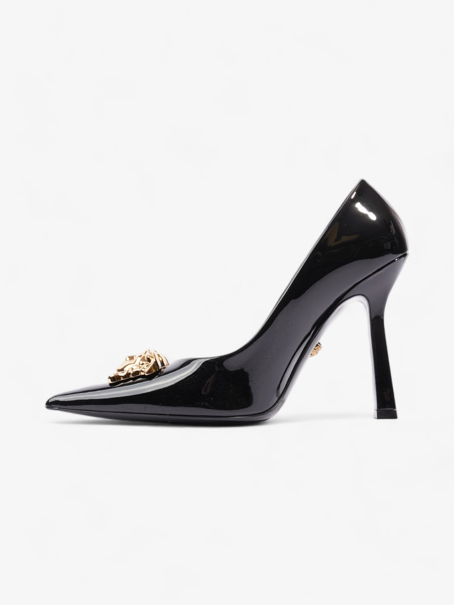 Versace Medusa Aevitas Heels 100 Black / Gold Patent Leather EU 40 UK 7 Image 3