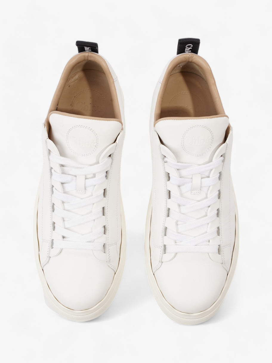 Chloe Lauren Sneakers White / Black Leather EU 39 UK 6 Image 8