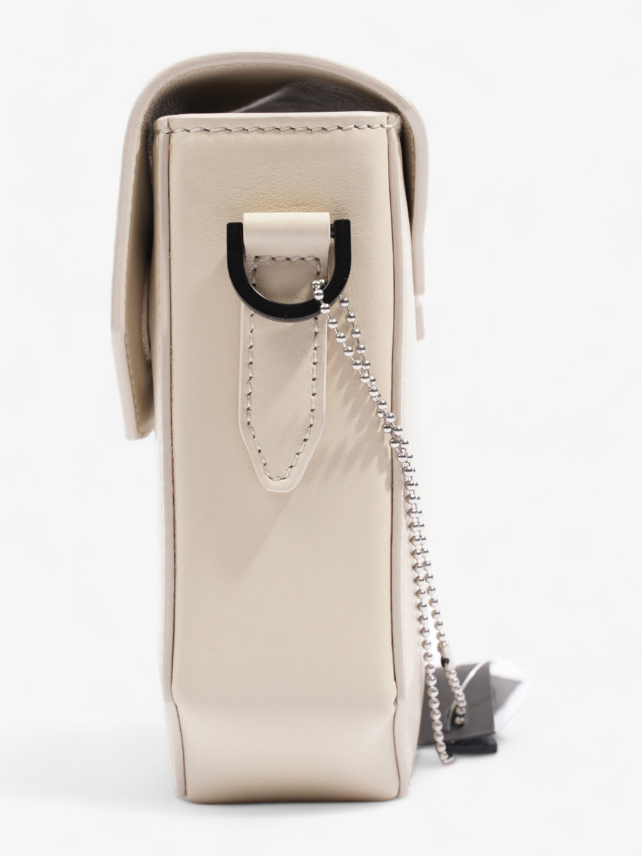 Amiri Birch Logo Embellished Crossbody Bag  Neutral Leather Image 3