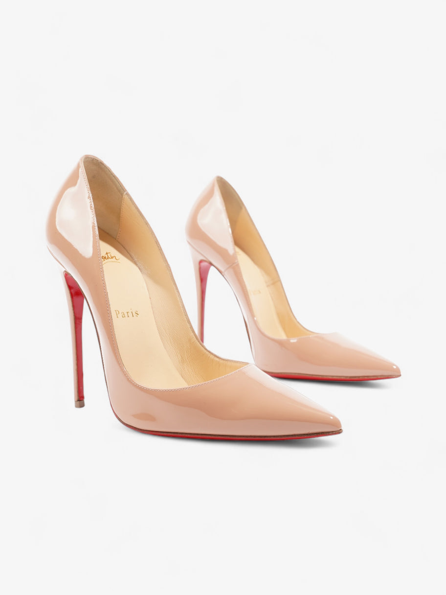 Christian Louboutin So Kate 120mm Nude Patent Leather EU 38 UK 5 Image 2