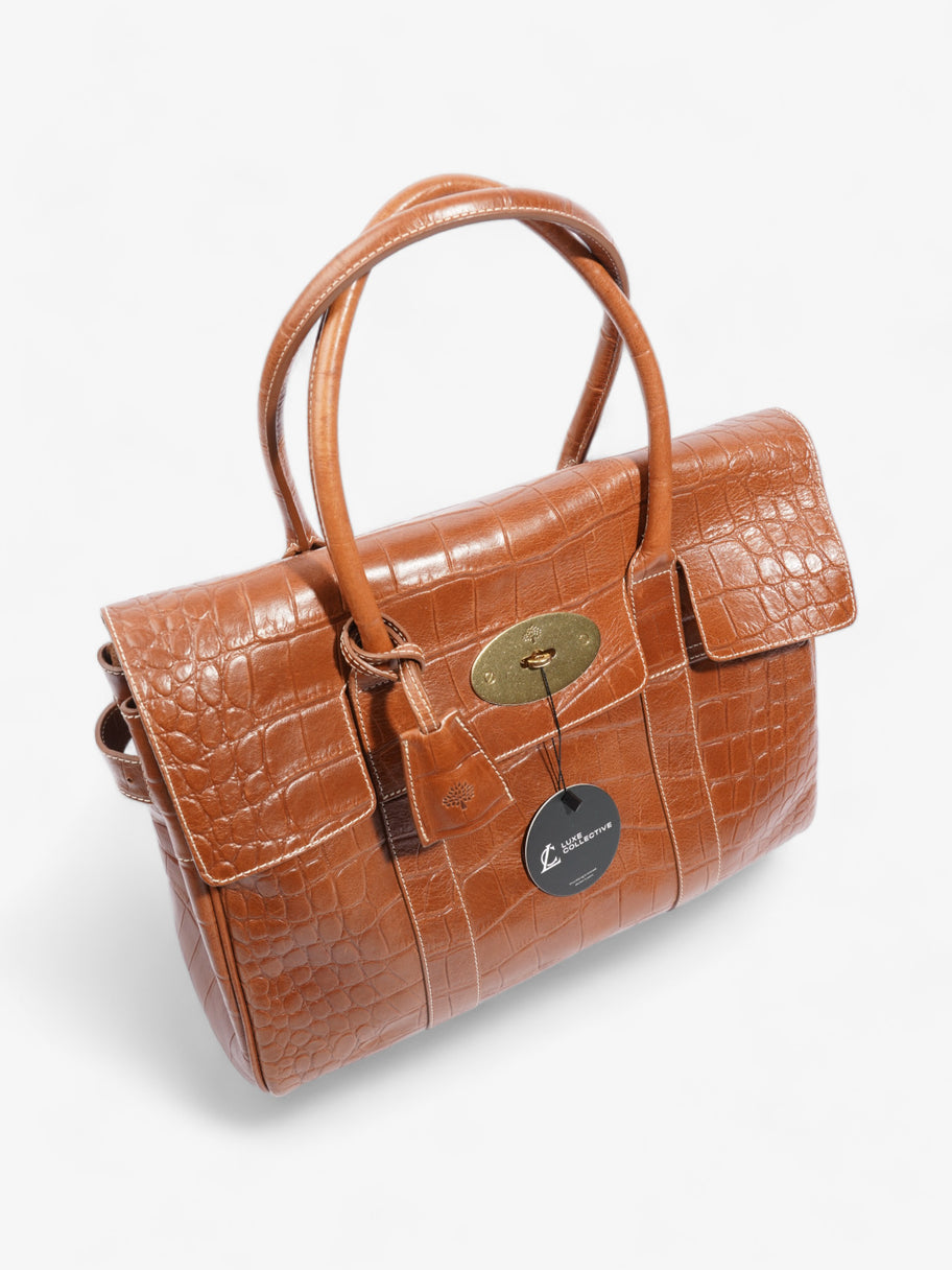 Mulberry Bayswater Oak Embossed Leather Image 8