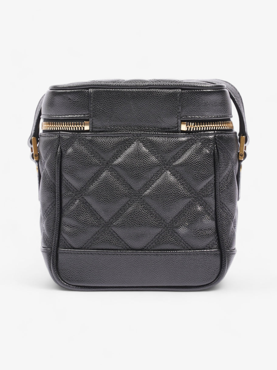 Saint Laurent 80's Vanity Black Grained Leather Image 4