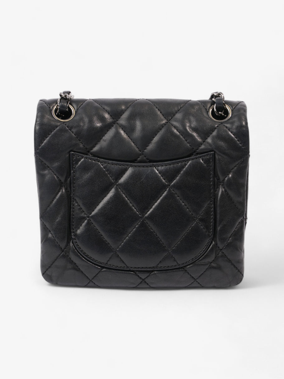 Chanel Classic Square Flap Black Lambskin Leather Mini Image 4