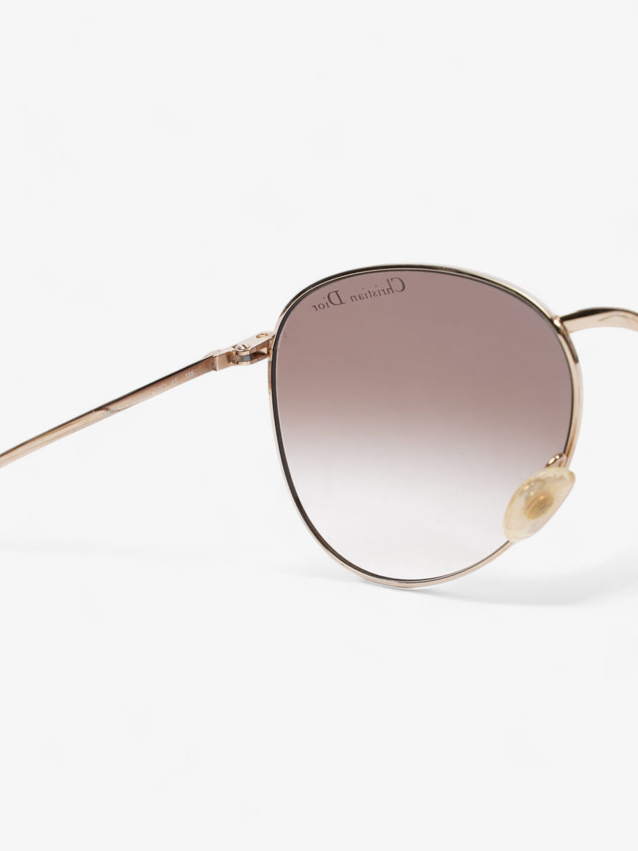 Christian Dior Monsieur Sunglasses Gold / Burgundy Acetate 135mm Image 5