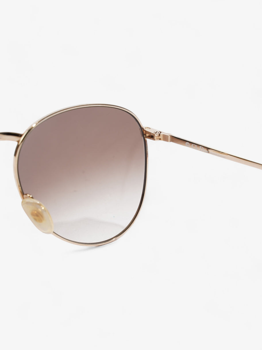 Christian Dior Monsieur Sunglasses Gold / Burgundy Acetate 135mm Image 6