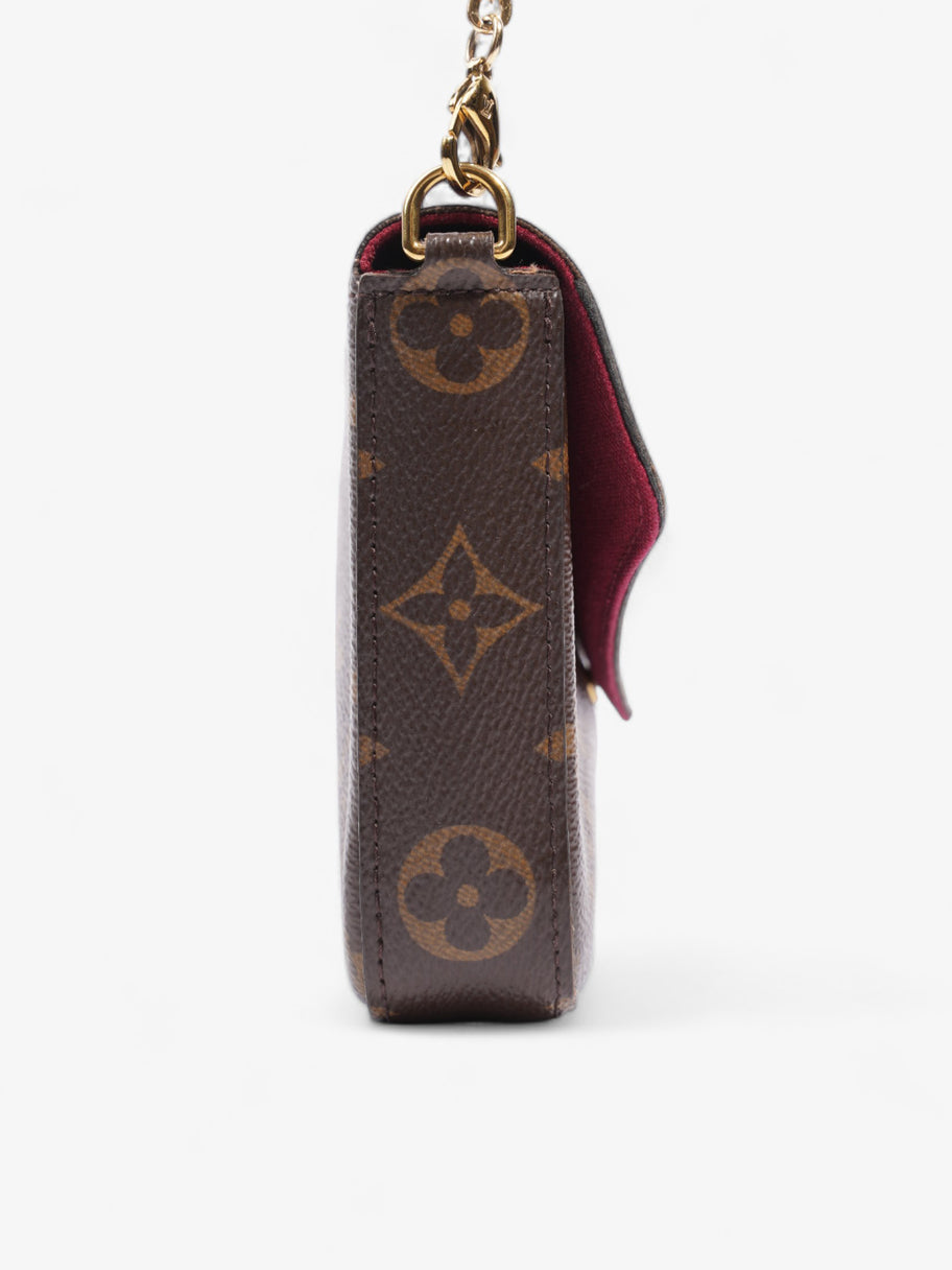 Louis Vuitton Félicie Pochette  Monogram Coated Canvas Image 5