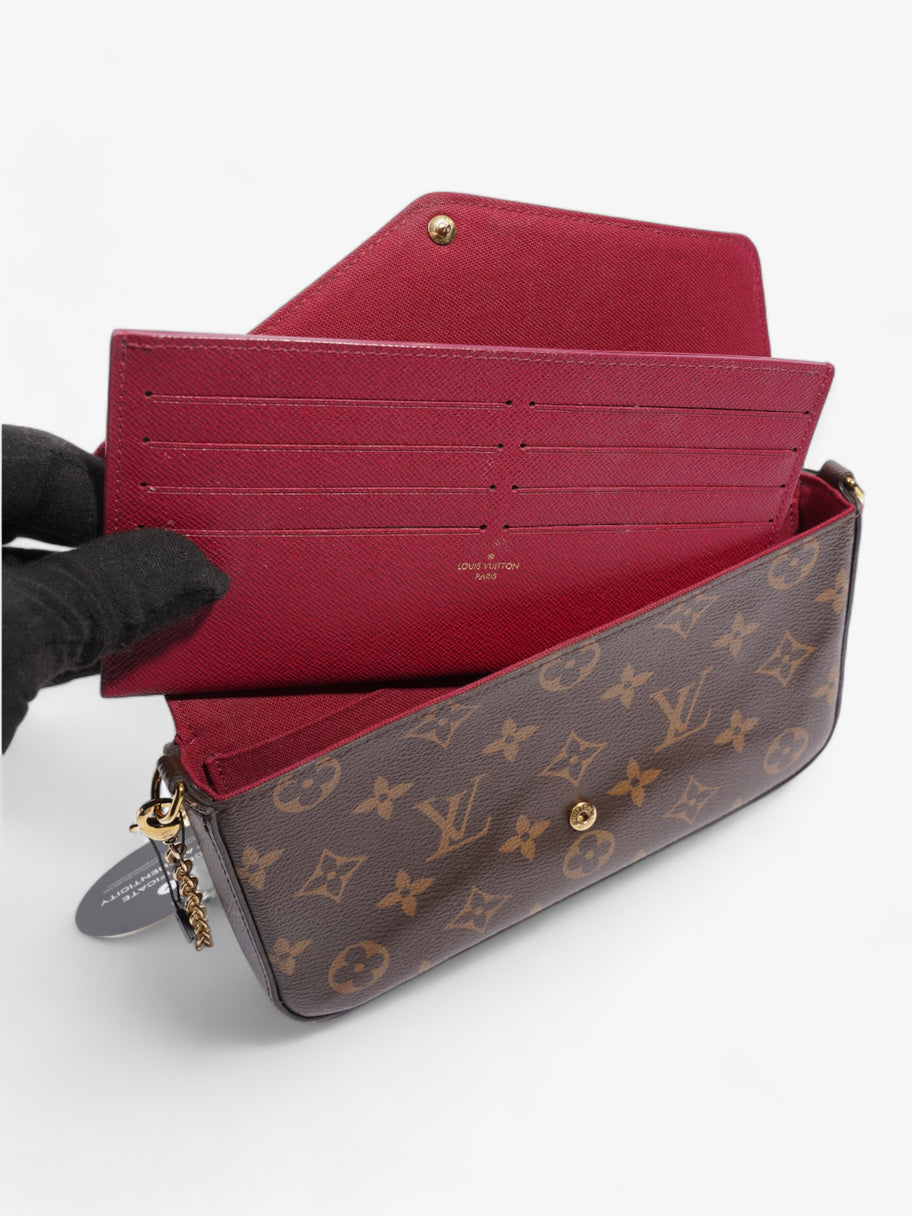 Louis Vuitton Félicie Pochette  Monogram Coated Canvas Image 8