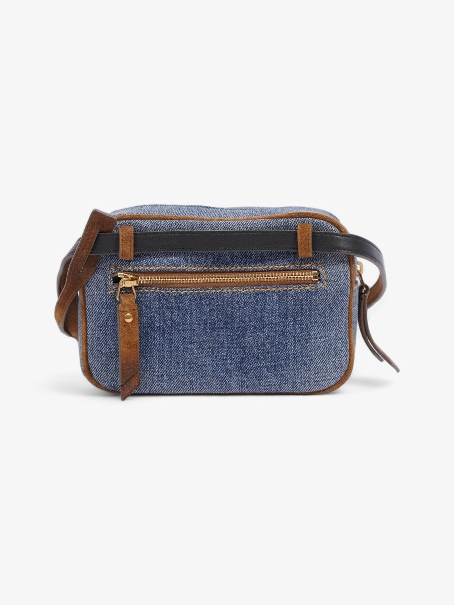 Lou Belt Bag Denim / Brown Denim Image 3