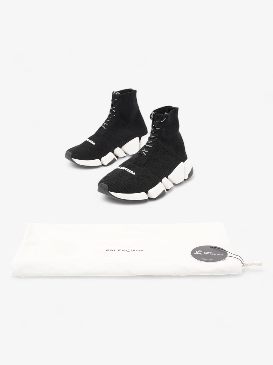 Balenciaga Speed 2.0 Lace Up Black / White Cotton EU 39 UK 6 Image 10