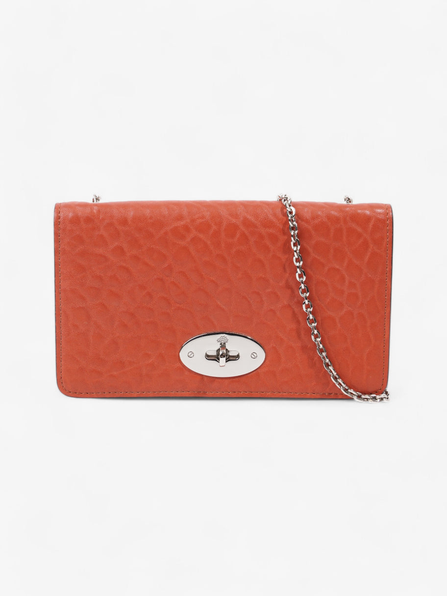 Mulberry Bayswater Clutch Wallet Burnt Orange Leather Image 1