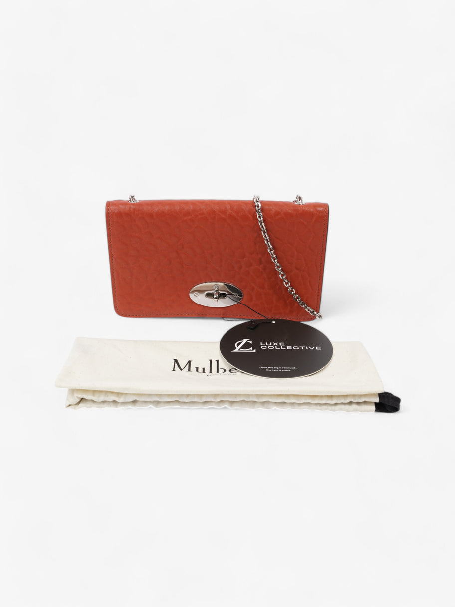 Mulberry Bayswater Clutch Wallet Burnt Orange Leather Image 11