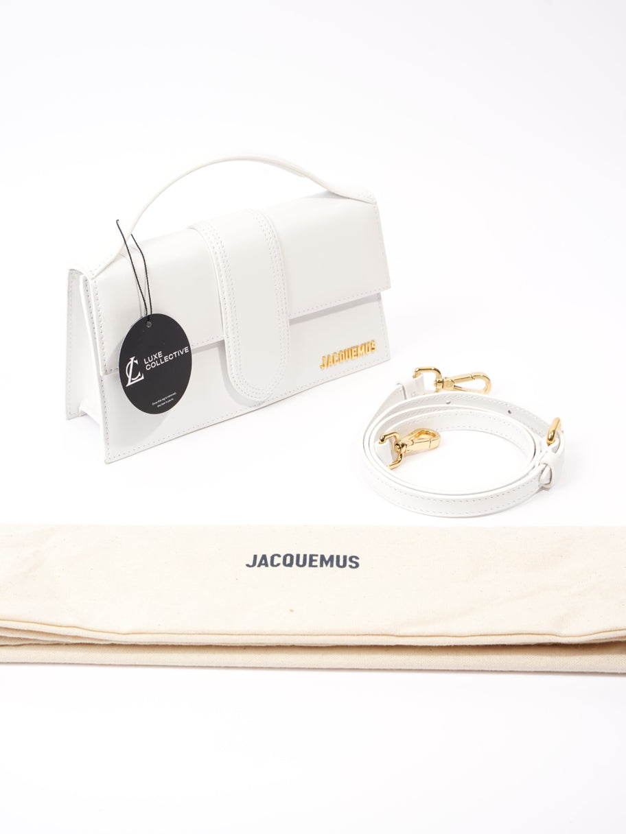 Jacquemus Le Grand Bambino White Leather Image 10