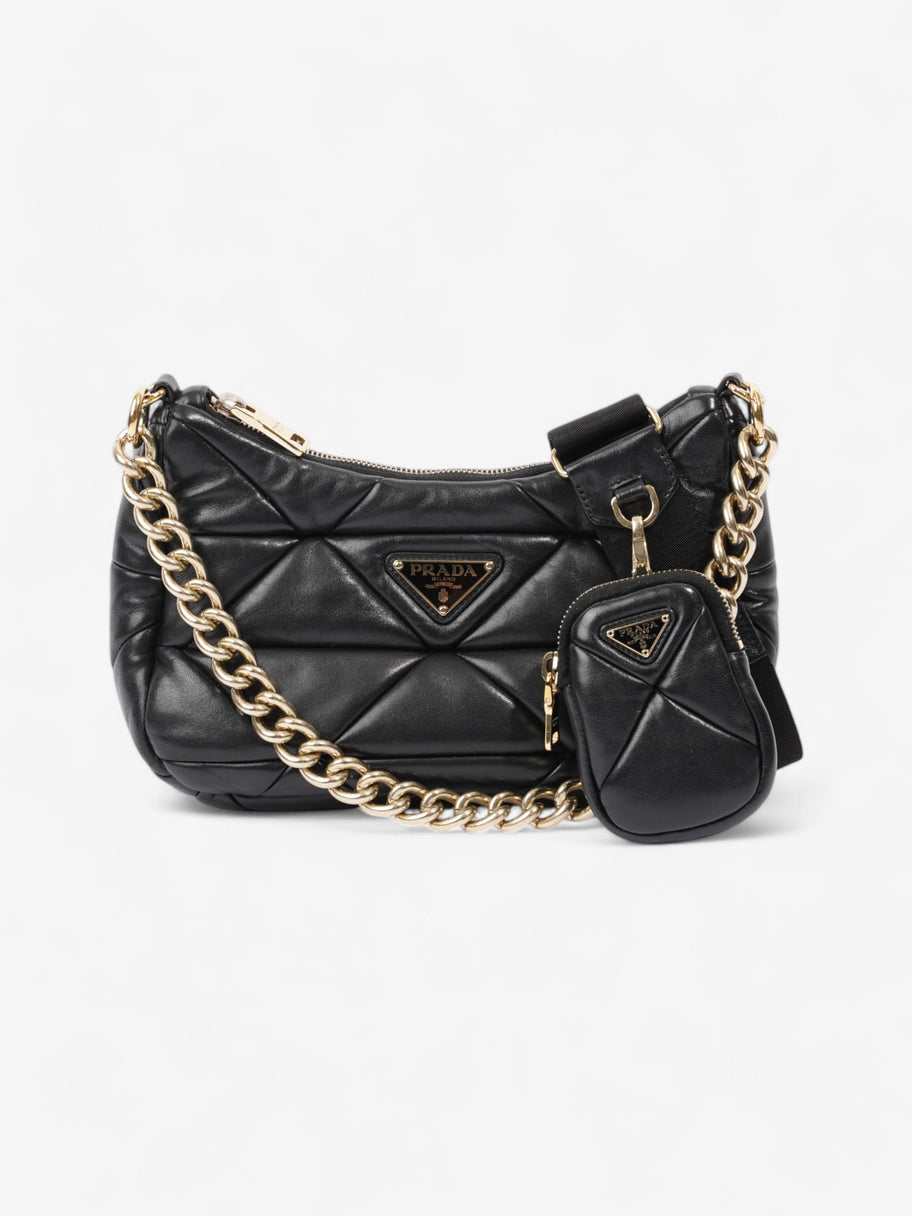 Prada System Padded Bag Black Leather Image 1