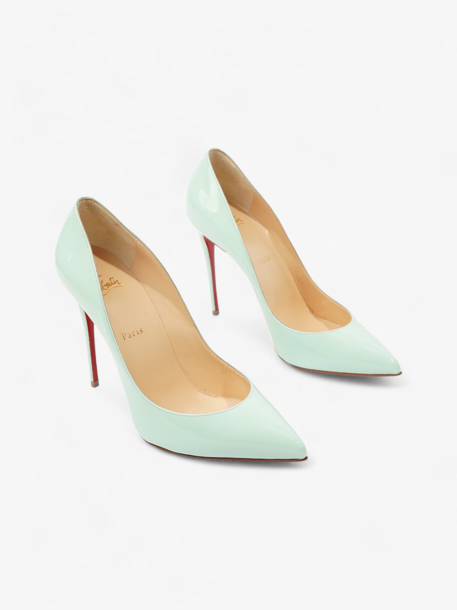 Christian Louboutin Pigalle Heels 100 Teel Patent Leather EU 40.5 UK 7.5 Image 2