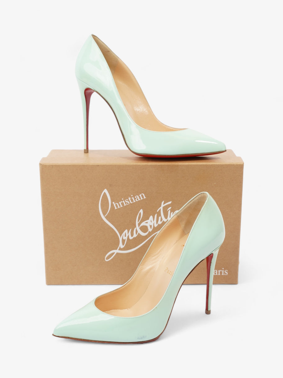 Christian Louboutin Pigalle Heels 100 Teel Patent Leather EU 40.5 UK 7.5 Image 9