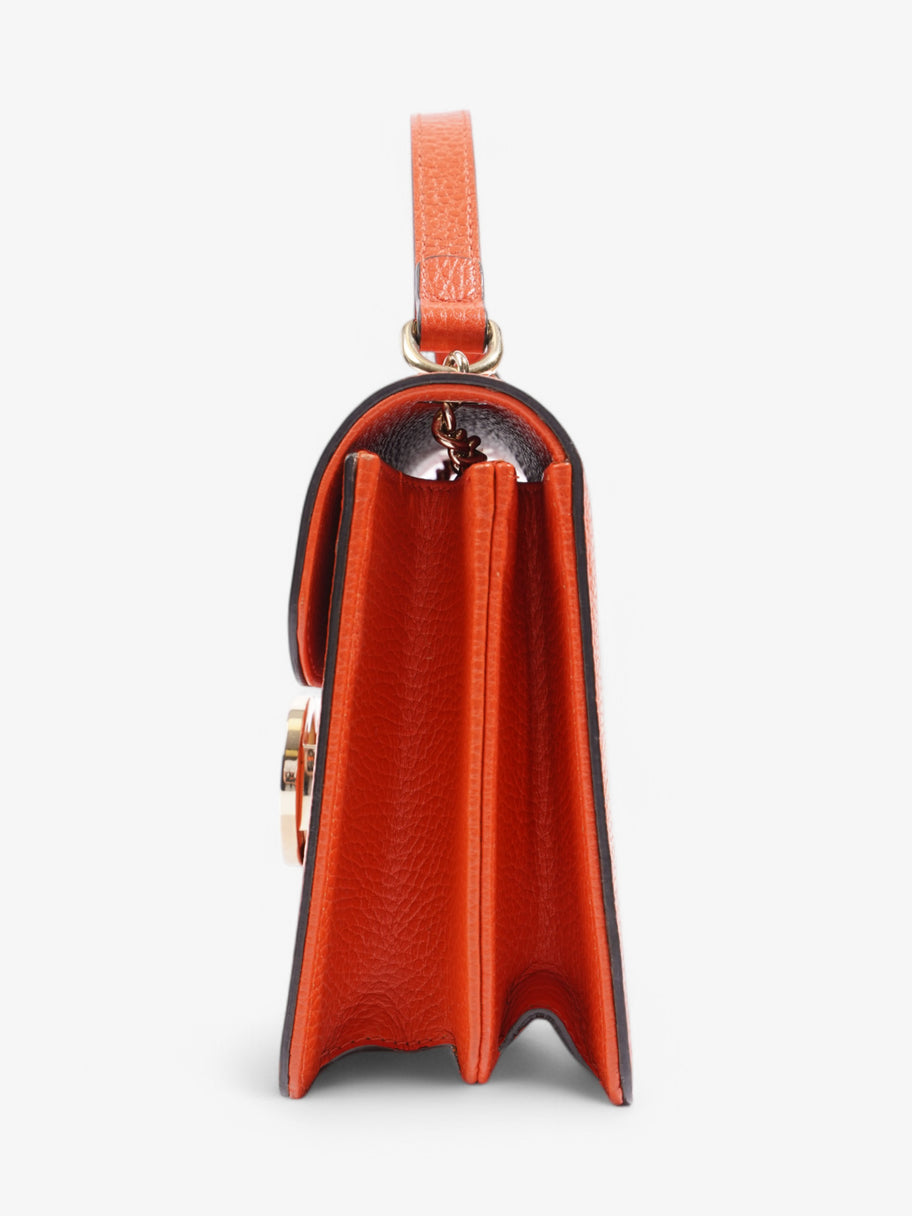 Gucci Interlocking G Orange Leather Image 3