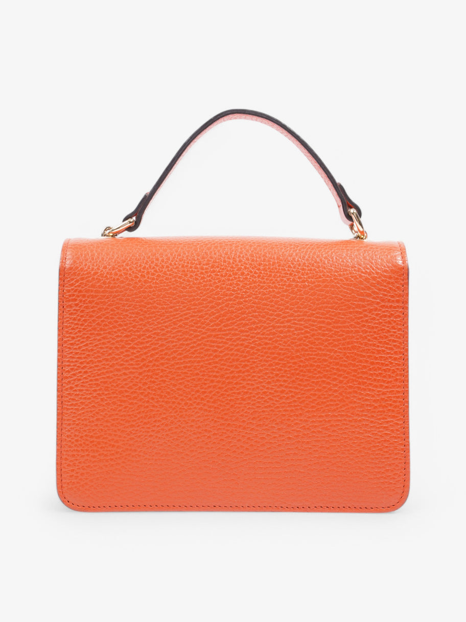 Gucci Interlocking G Orange Leather Image 4