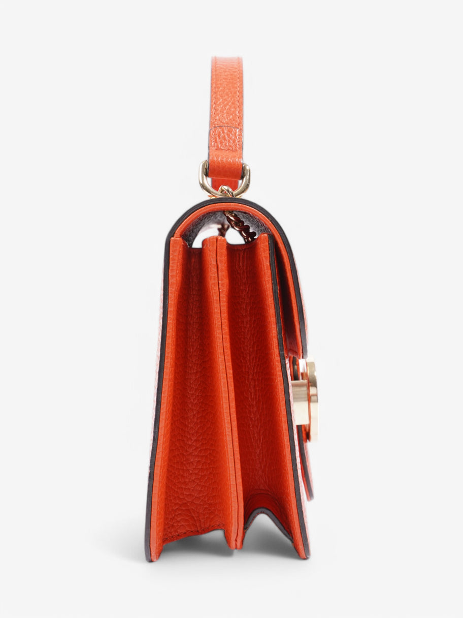 Gucci Interlocking G Orange Leather Image 5