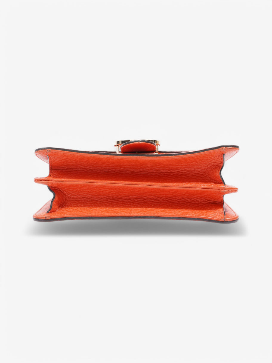 Gucci Interlocking G Orange Leather Image 6