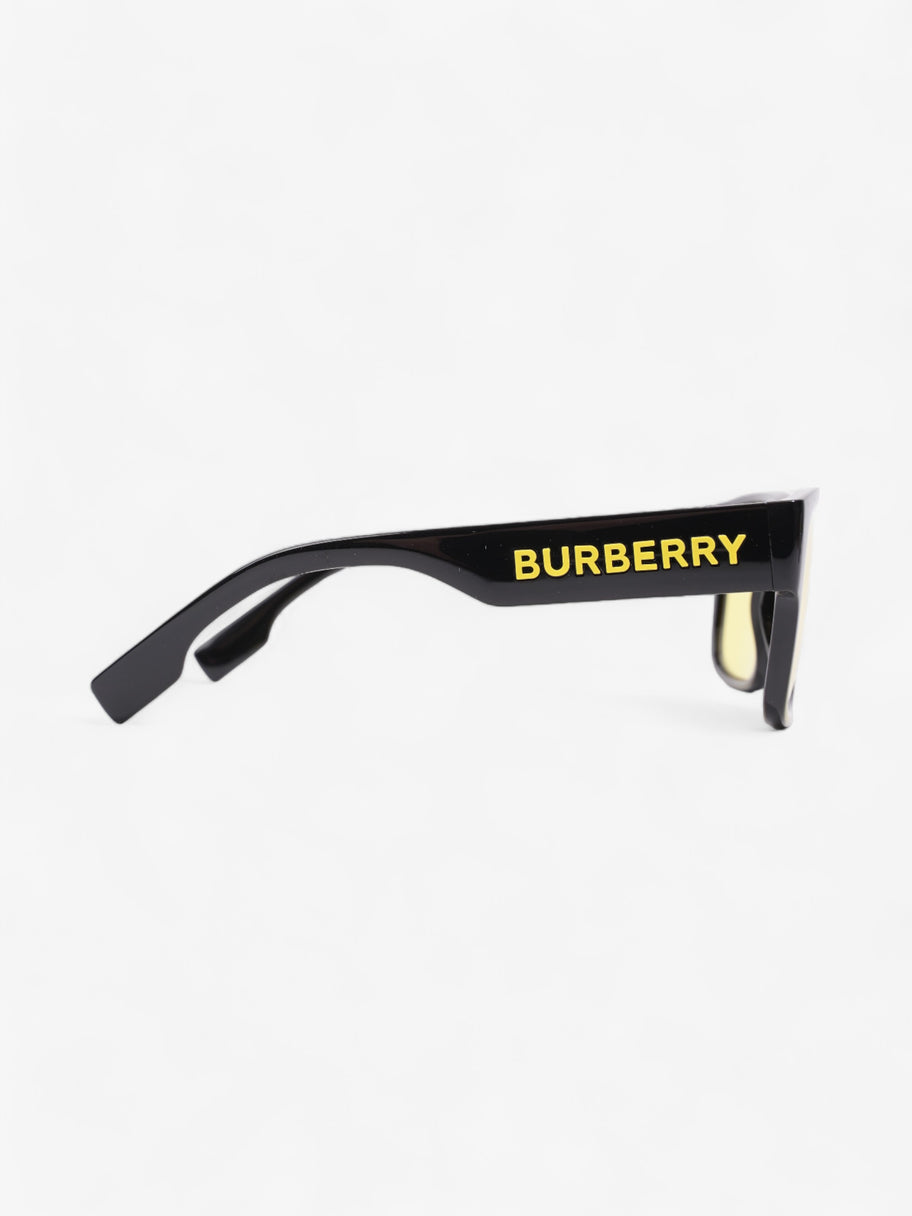 Knight Square Tinted Sunglasses Black / Yellow Acetate 145mm Image 5