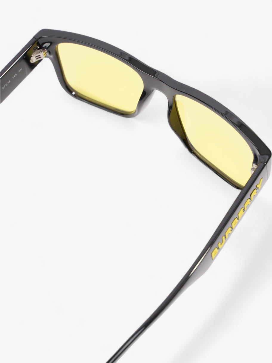 Knight Square Tinted Sunglasses Black / Yellow Acetate 145mm Image 6