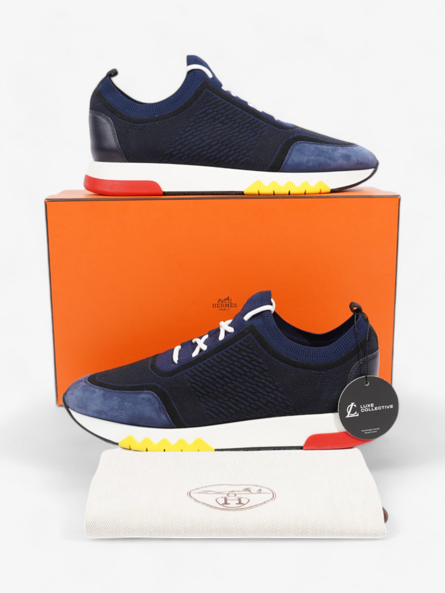 Hermes Addict sneaker Navy / Black Knit EU 44.5 UK 10.5 Image 10